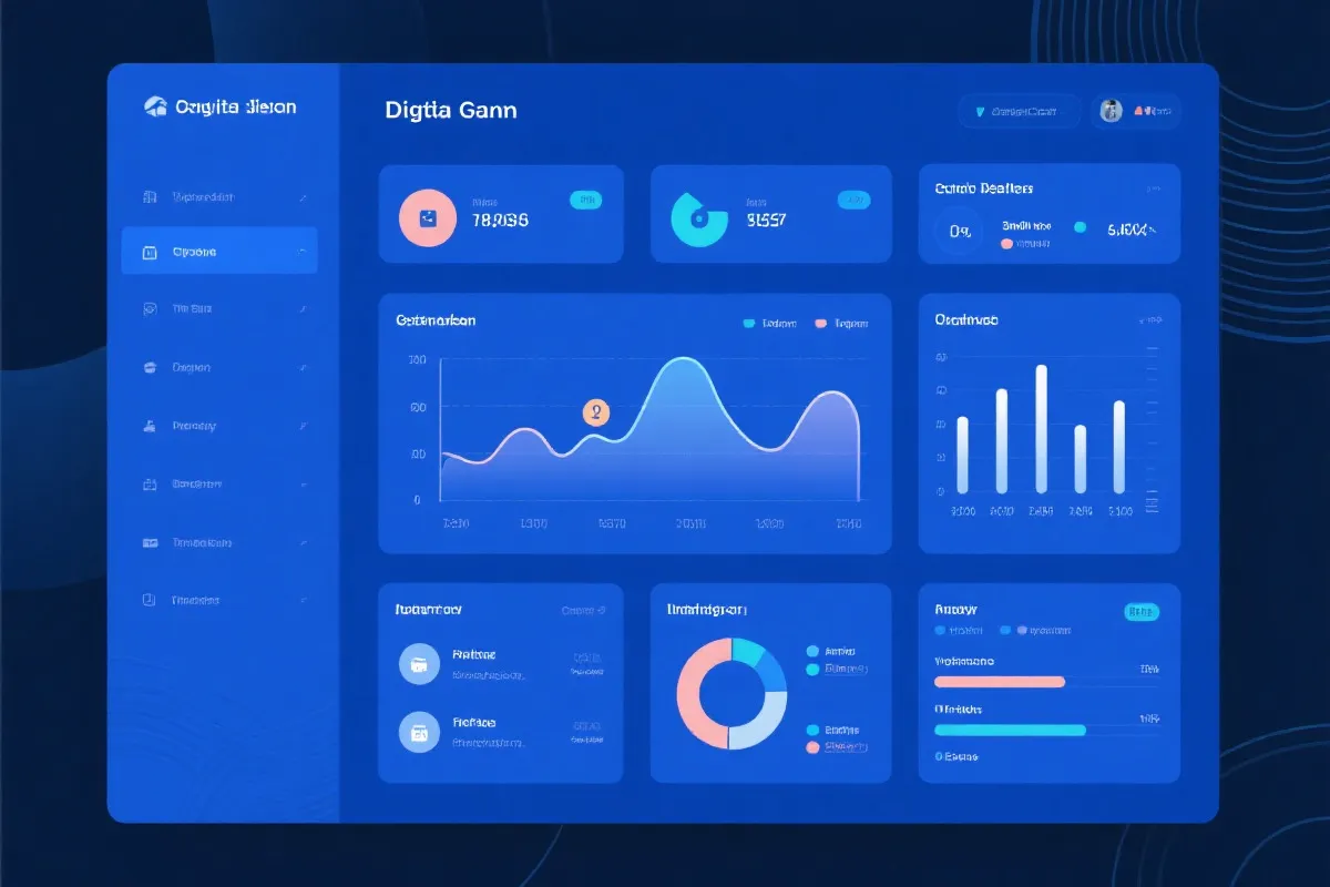 数据看板示意图
